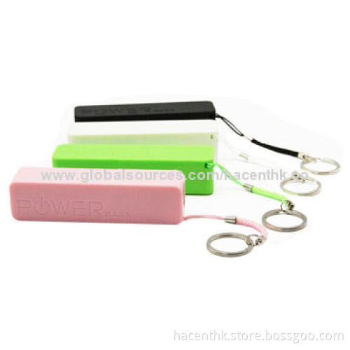 2,600mAh Perfume Shape Universal Power Banks for All Digital Product, Sized 94*24*22mm